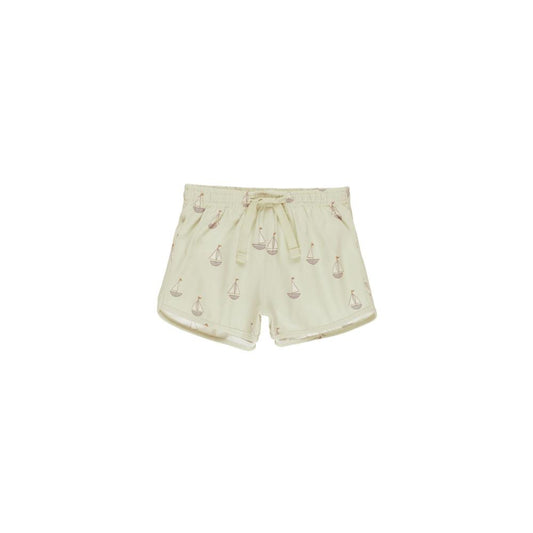 Sailboats Swim Shorts by Quincy Mae