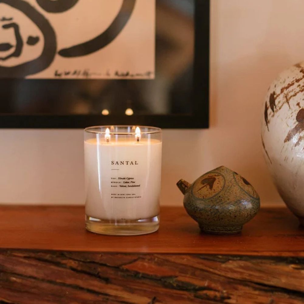 Santal  2-wick candle from Brooklyn Candle Studio 