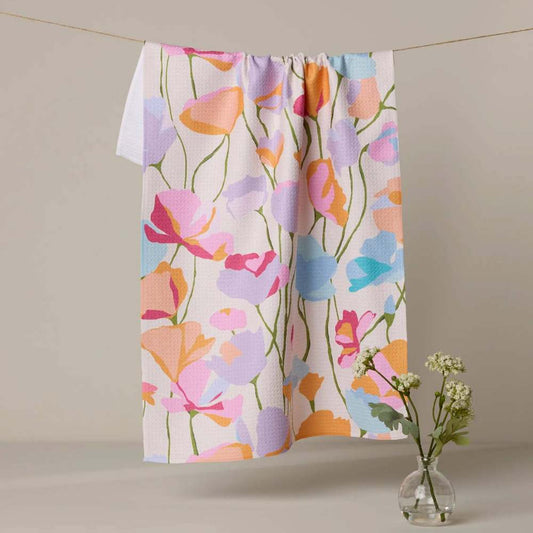 Geometry Sunlit Garden Tea Towel