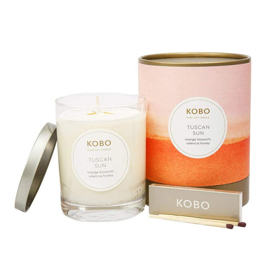 Tuscan Sun Watercolor Candle by Kobo