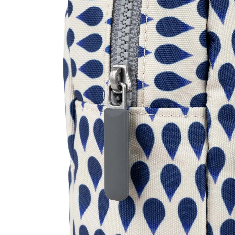 Willesden B Recycled Crossbody Bag in Indigo Rain by ORI London