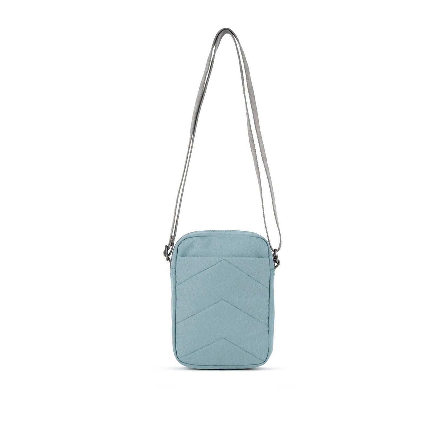ORI London London Fog Bond crossbody in recycled canvas with outer zip pocket and adjustable strap