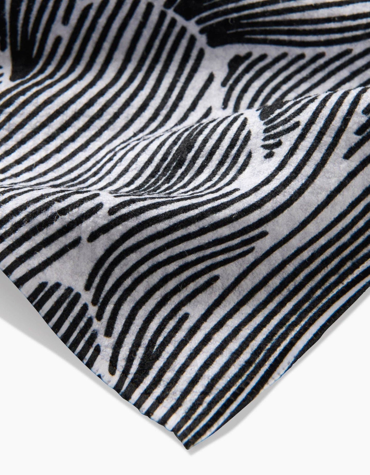 Posh Petals Fresh Linen Tea Towel by Geometry