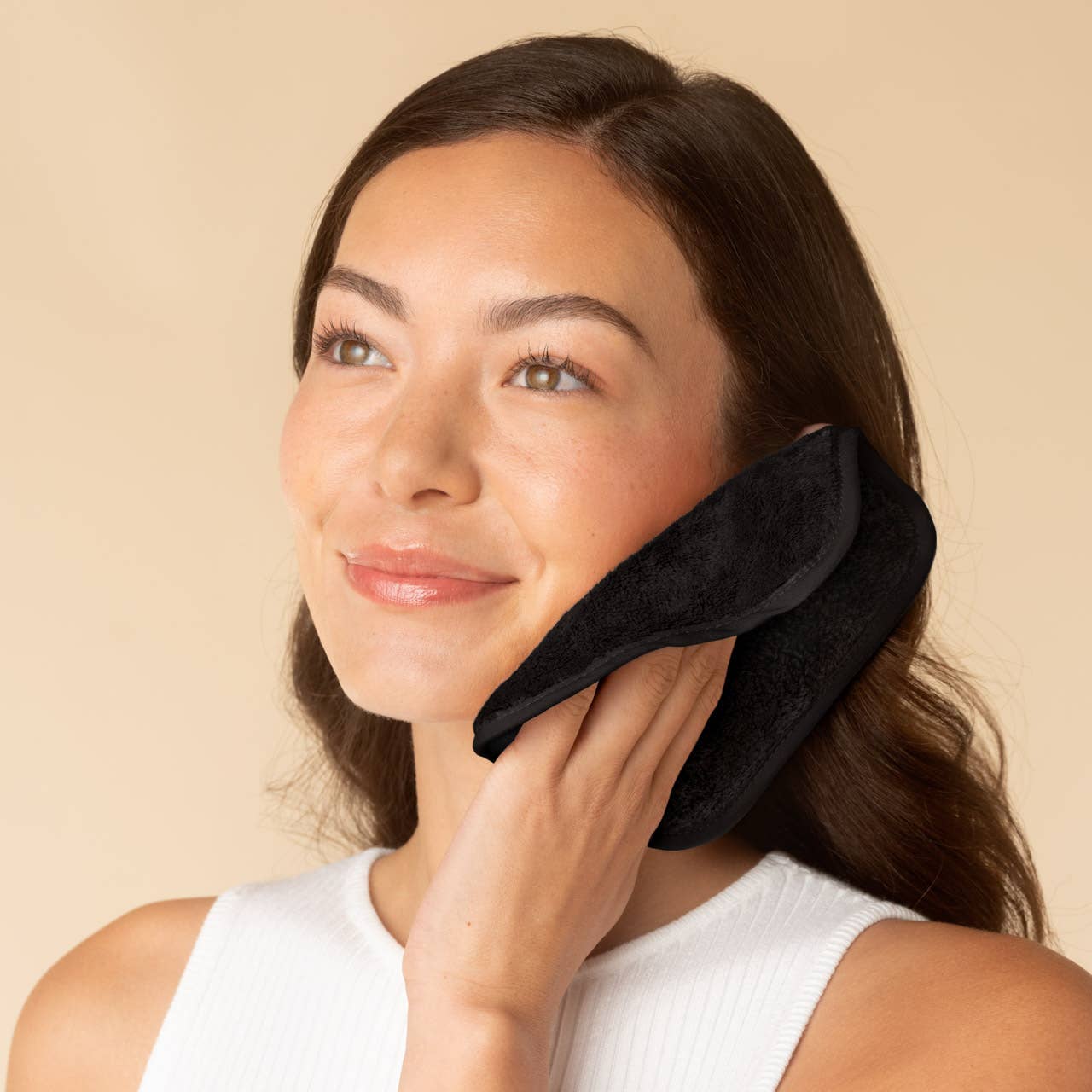 Kitsch black microfiber face towels, additional view 5