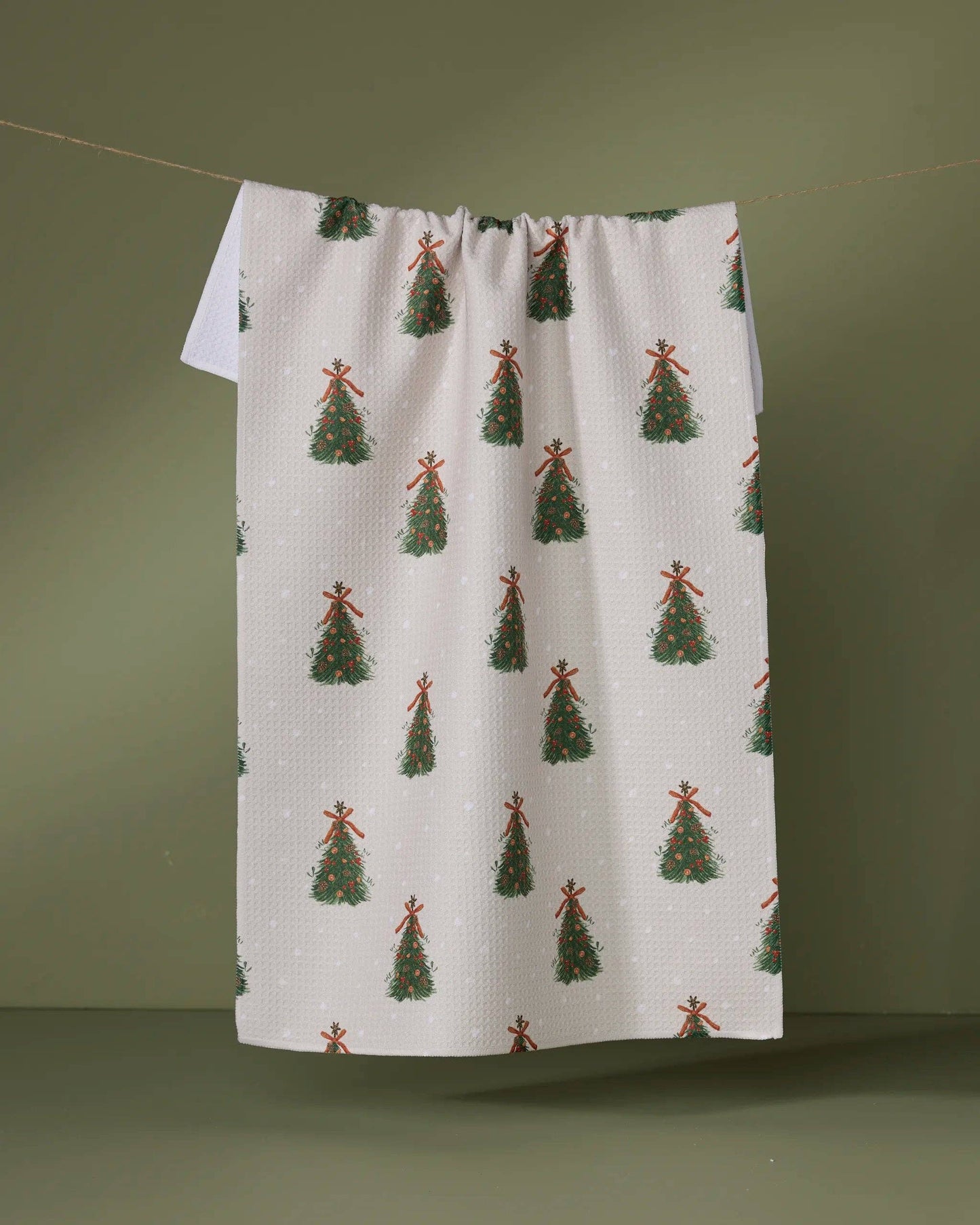 Arbolitos Tea Towel by Geometry