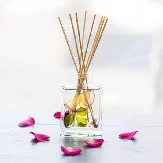 Blushing Rosewood 4oz Botanical Reed Diffuser by Rosy Rings