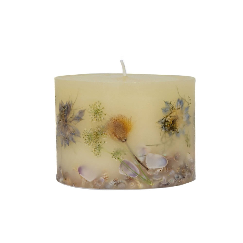 Coastal Vanilla Small Oval Botanical Candle by Rosy Rings