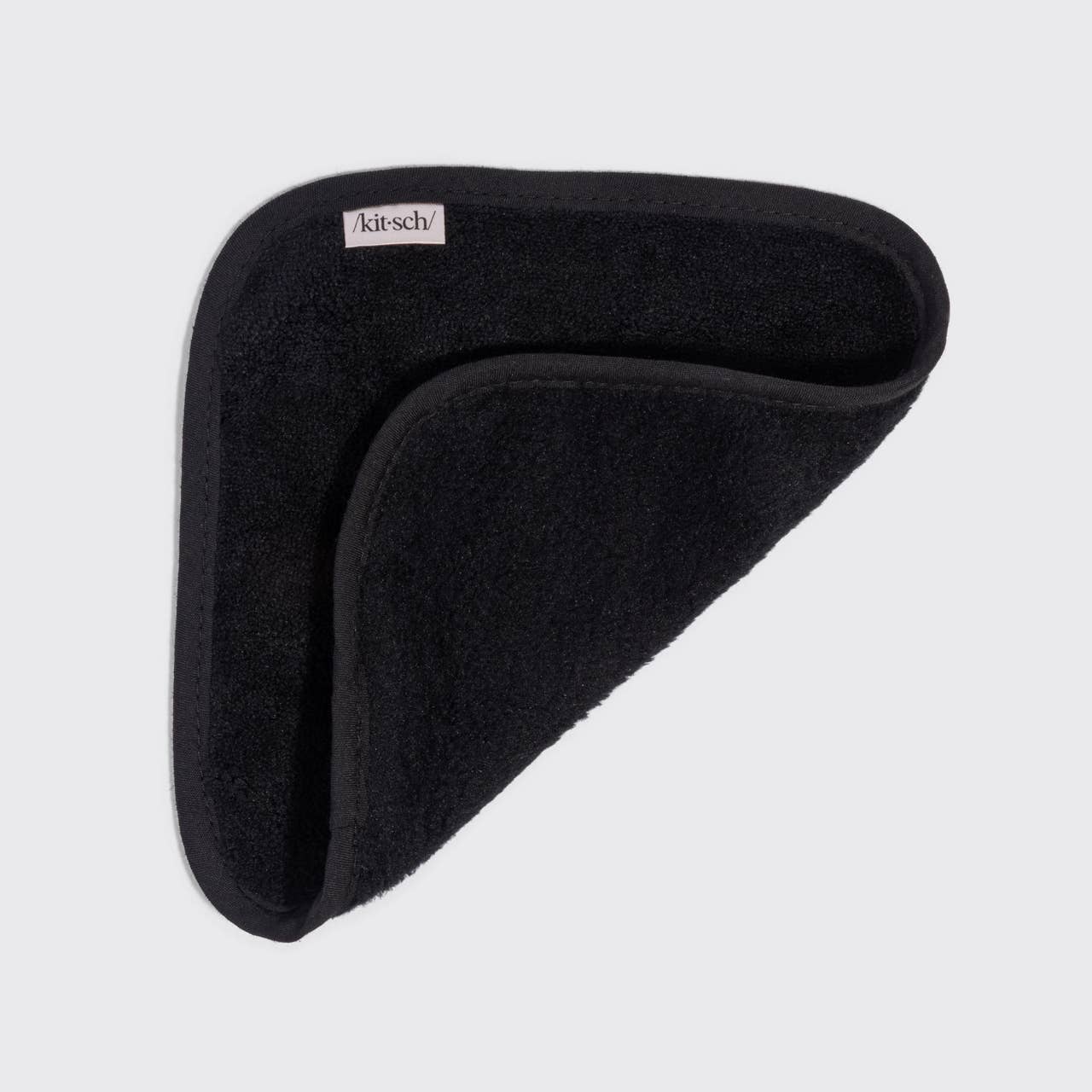Kitsch black microfiber face towels, additional view 2
