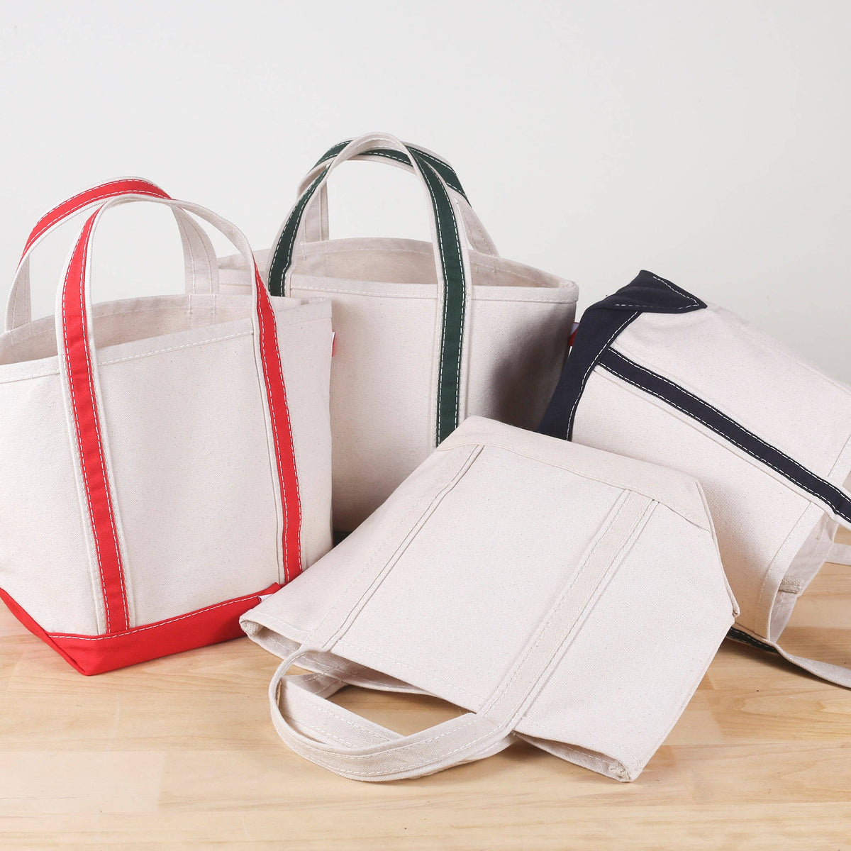 ShoreBags Classic mini canvas tote in Navy, view 2