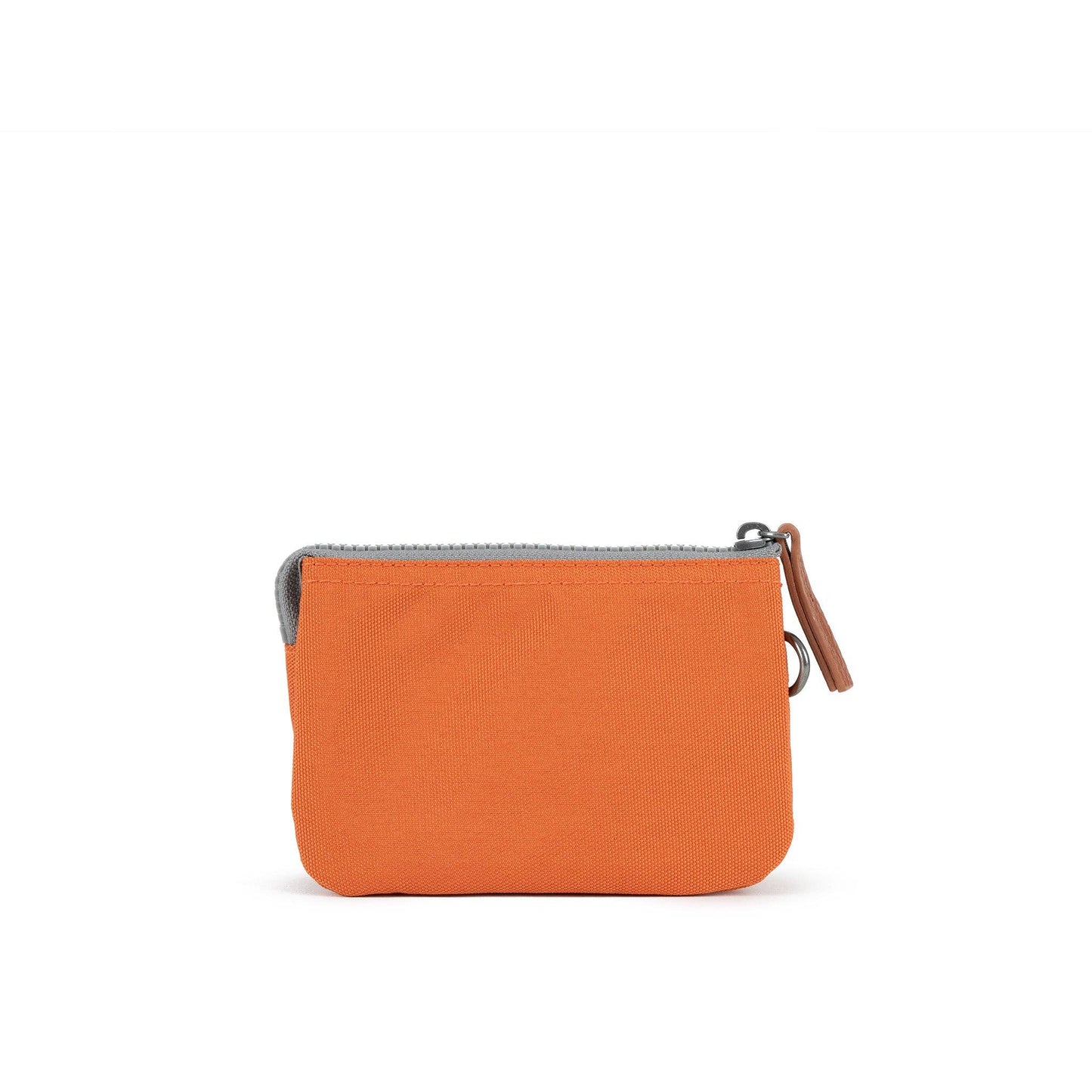 ORI London Atomic Orange Carnaby wallet in recycled canvas with card slots and zip coin pocket