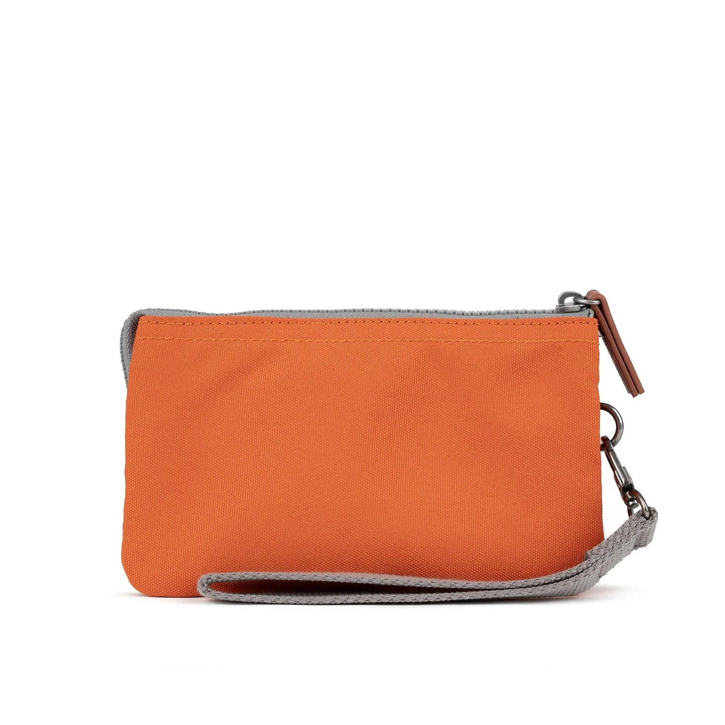 ORI London Atomic Orange Carnaby wallet in recycled canvas with card slots and zip coin pocket