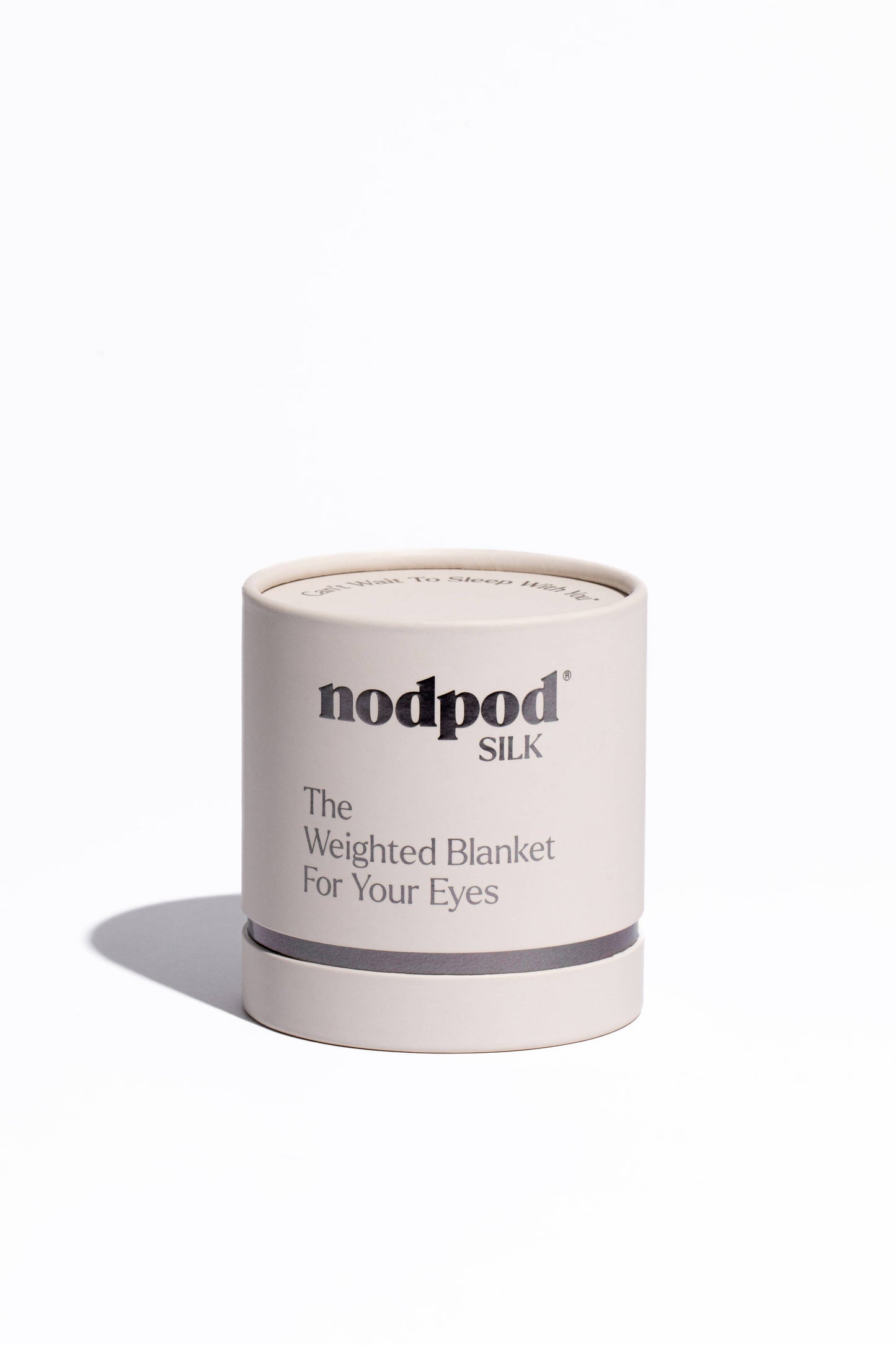 Nodpod Silk Weighted Sleep Mask – Pearl