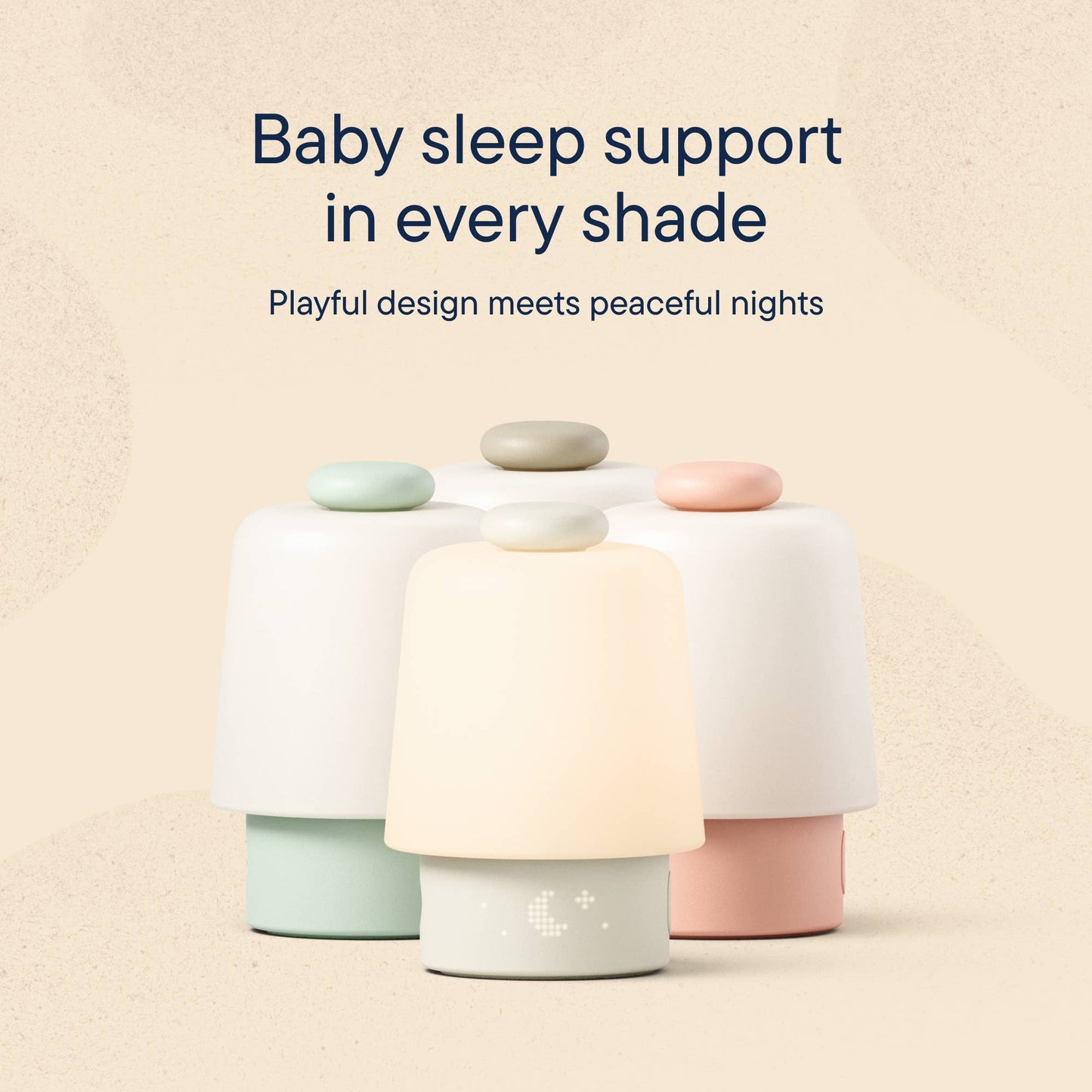 Hatch Baby Sleep Support, Sound Machine & Night Light: Putty