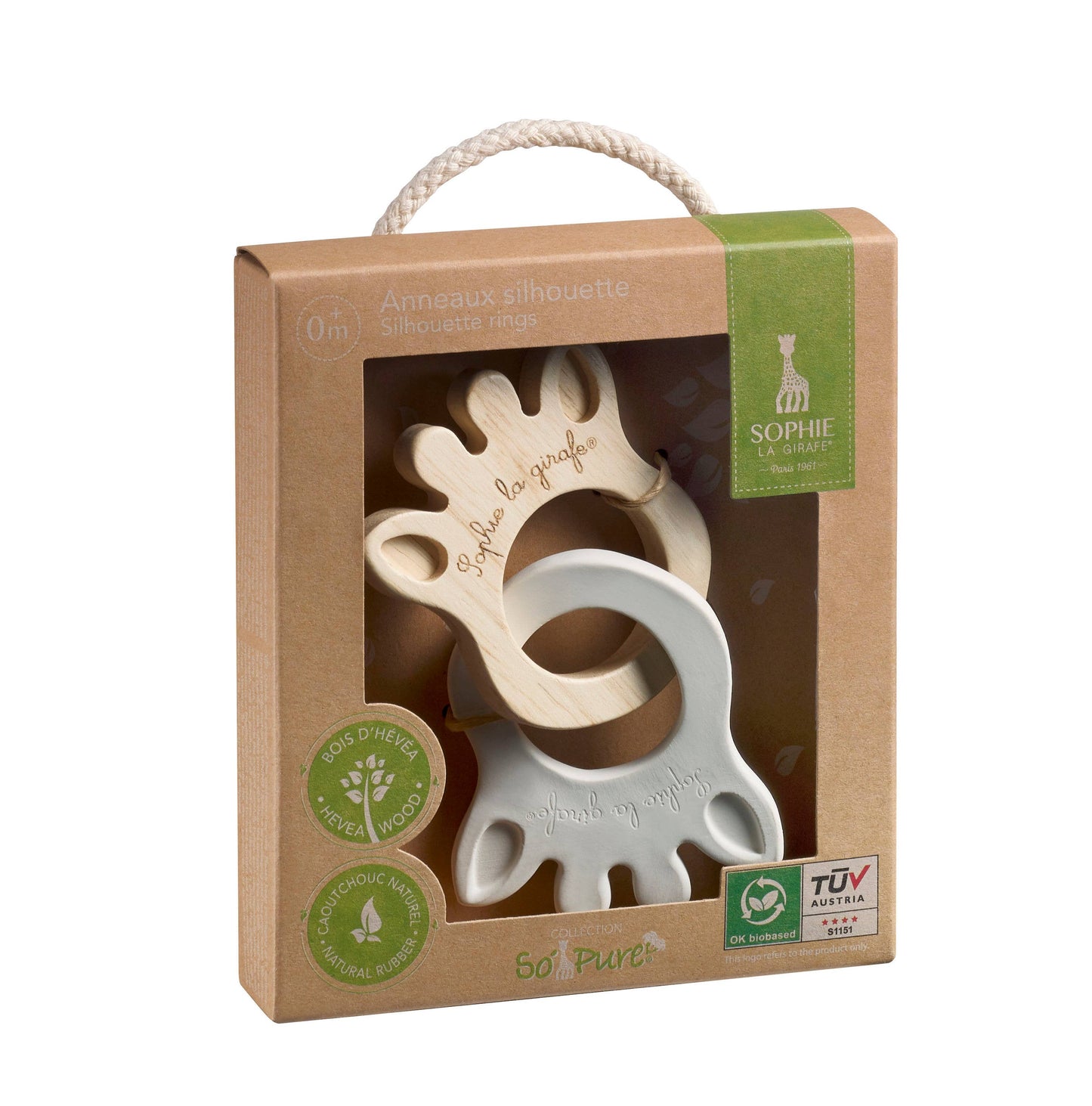 Sophie la Girafe So'Pure Silhouette Rings