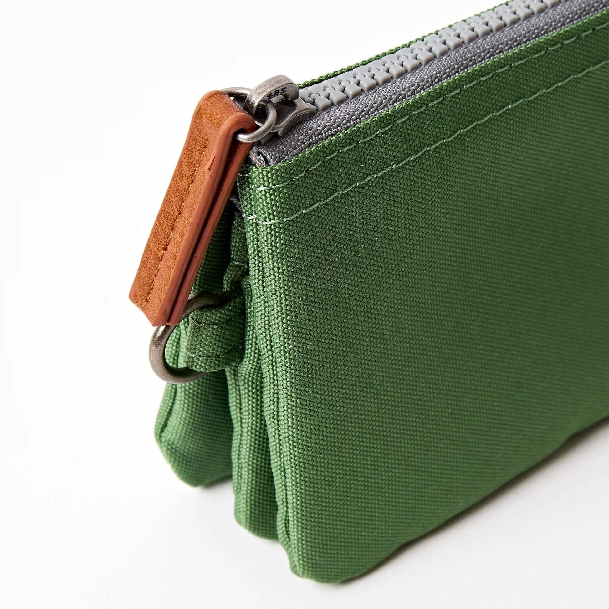 ORI London Artichoke Carnaby wallet in recycled canvas with card slots and zip coin pocket