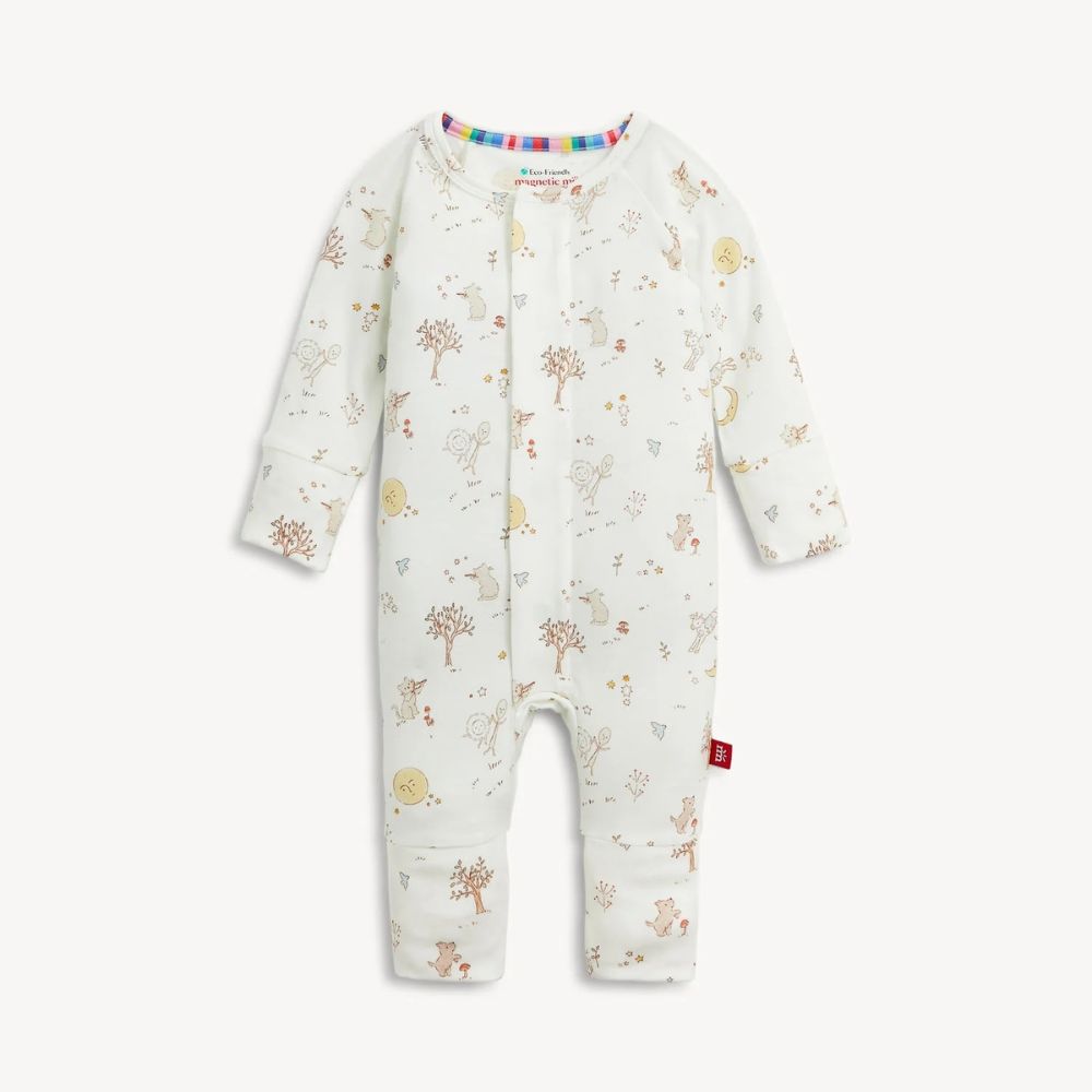 Magnetic Me Bedtime Rhymes convertible coverall in silky TENCEL modal