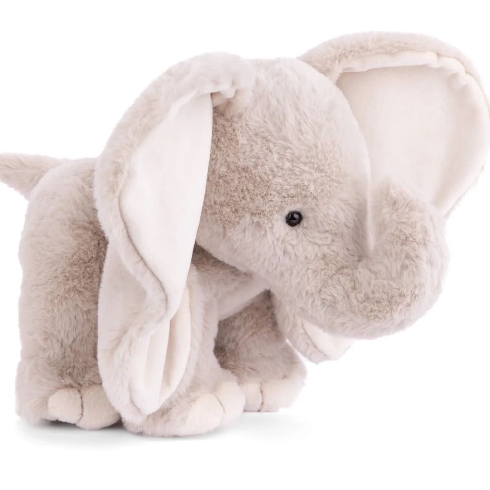 August the elephant plush by Bukowski Bears, side view