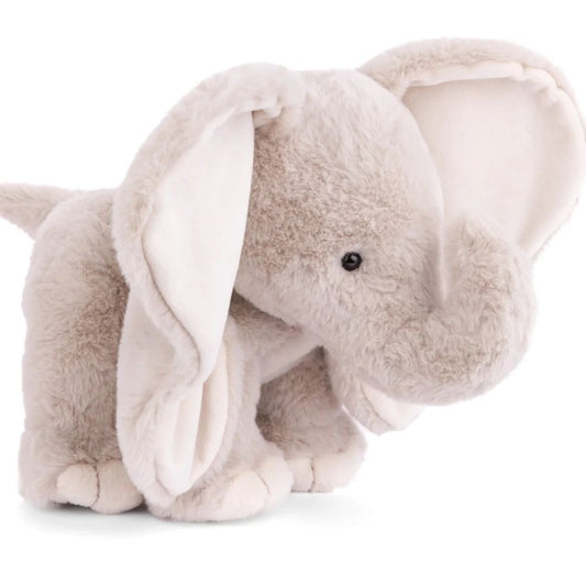 August the elephant plush by Bukowski Bears, side view