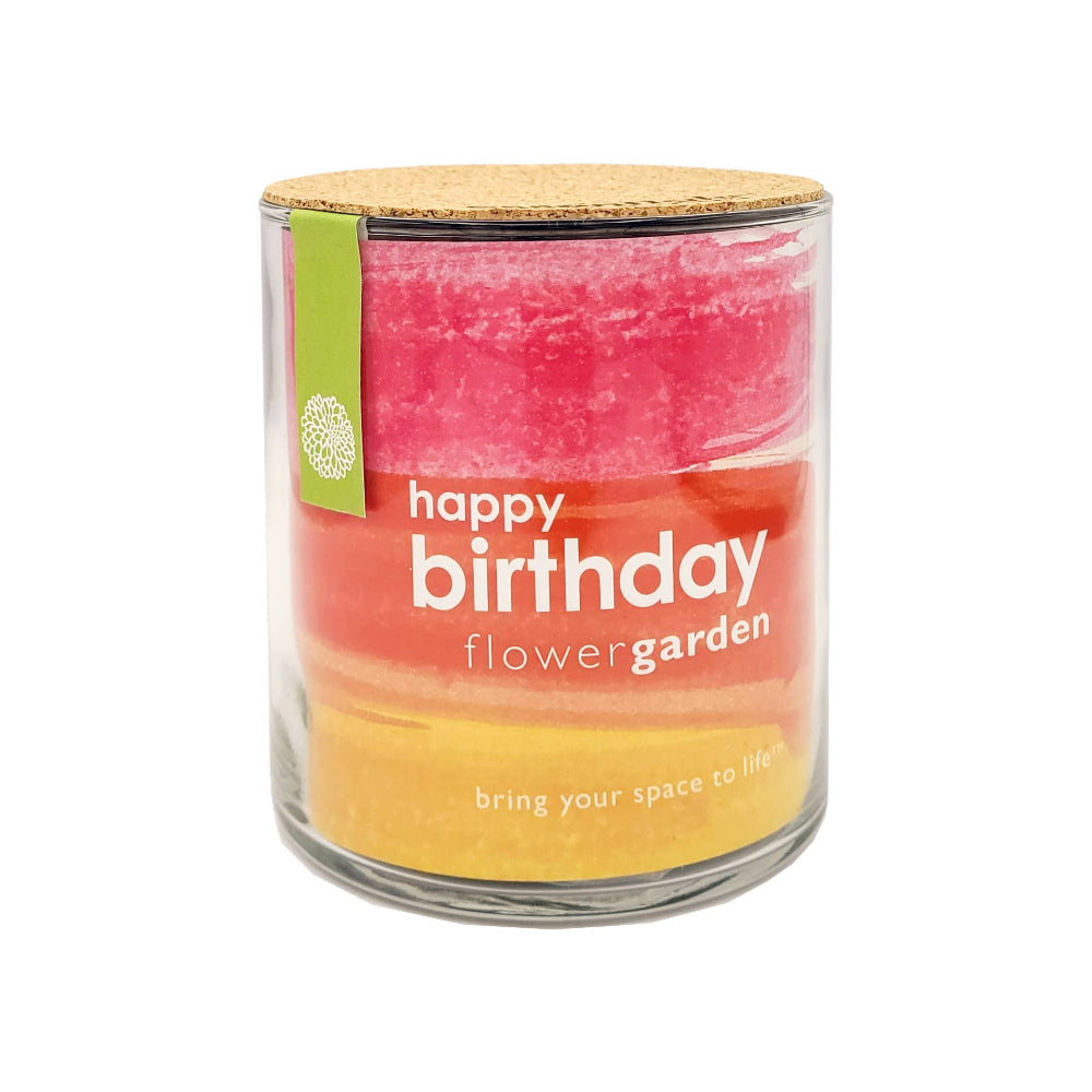 Happy Birthday Flower Garden Planter