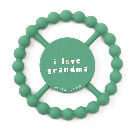 I Love Grandma Happy Teether by Bella Tunno
