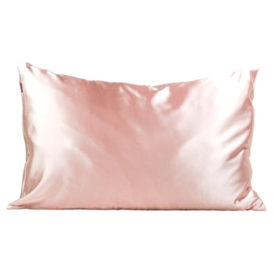 Blush Satin Pillowcase King by Kitsch