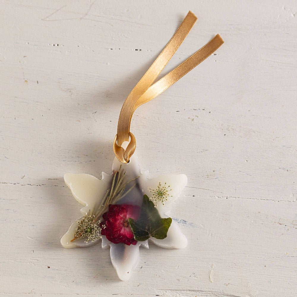 Spicy Apple Snowflake Botanical Sachet by Rosy Rings