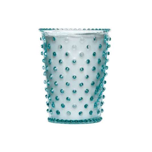 Simpatico Blue Agave Hobnail Candle - GRACEiousliving.com