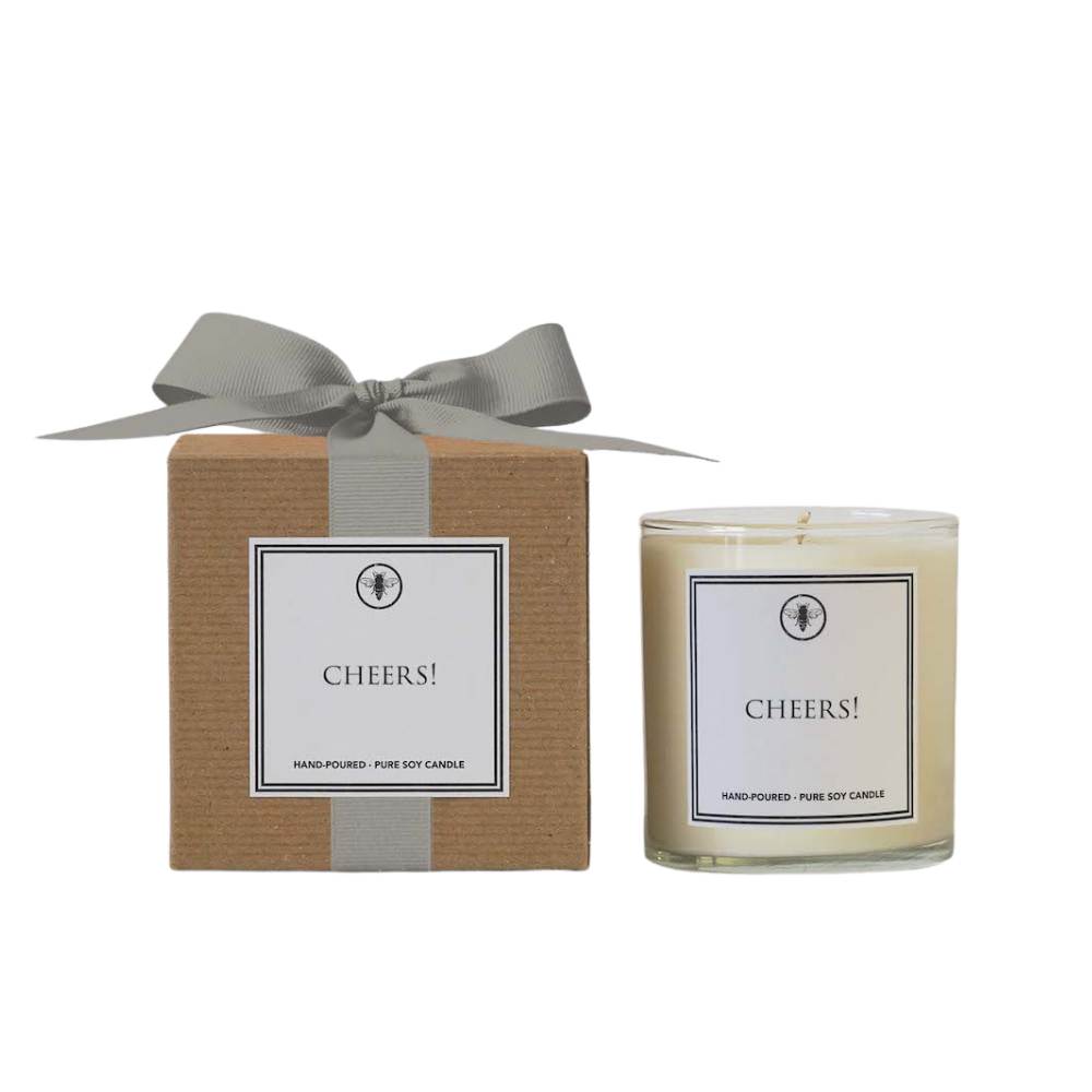 CHEERS! 11 oz. Soy Wax Jar Candle - GRACEiousliving.com