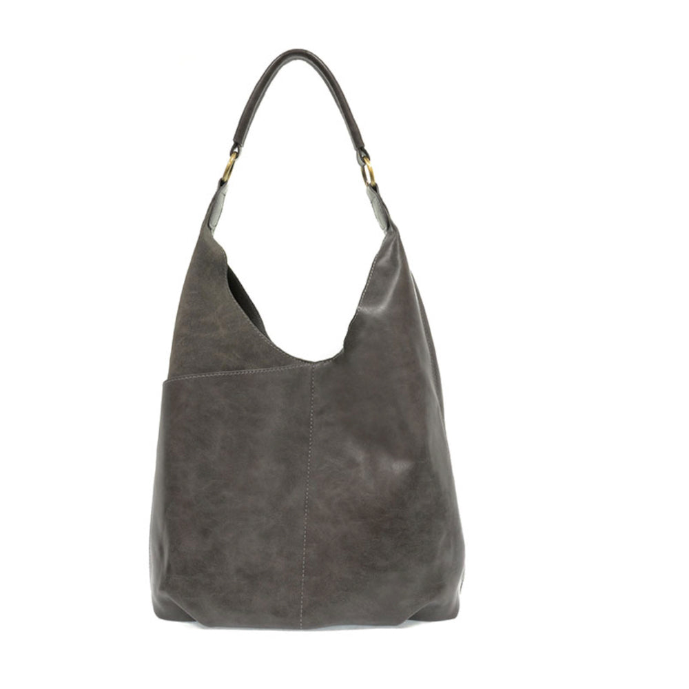 Joy Susan® Dani Vintage Hobo Bag with Faux Suede Trim - GRACEiousliving.com