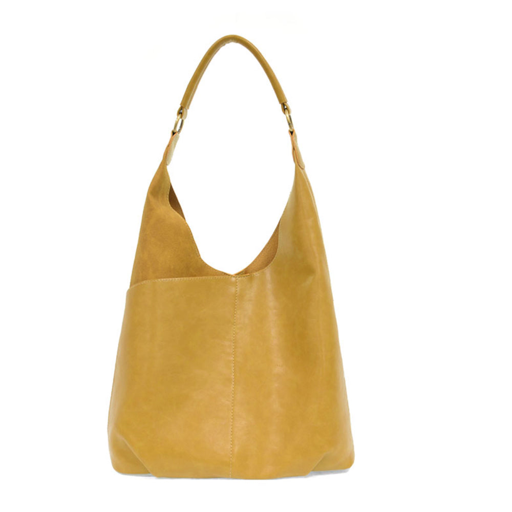 Joy Susan® Dani Vintage Hobo Bag with Faux Suede Trim - GRACEiousliving.com