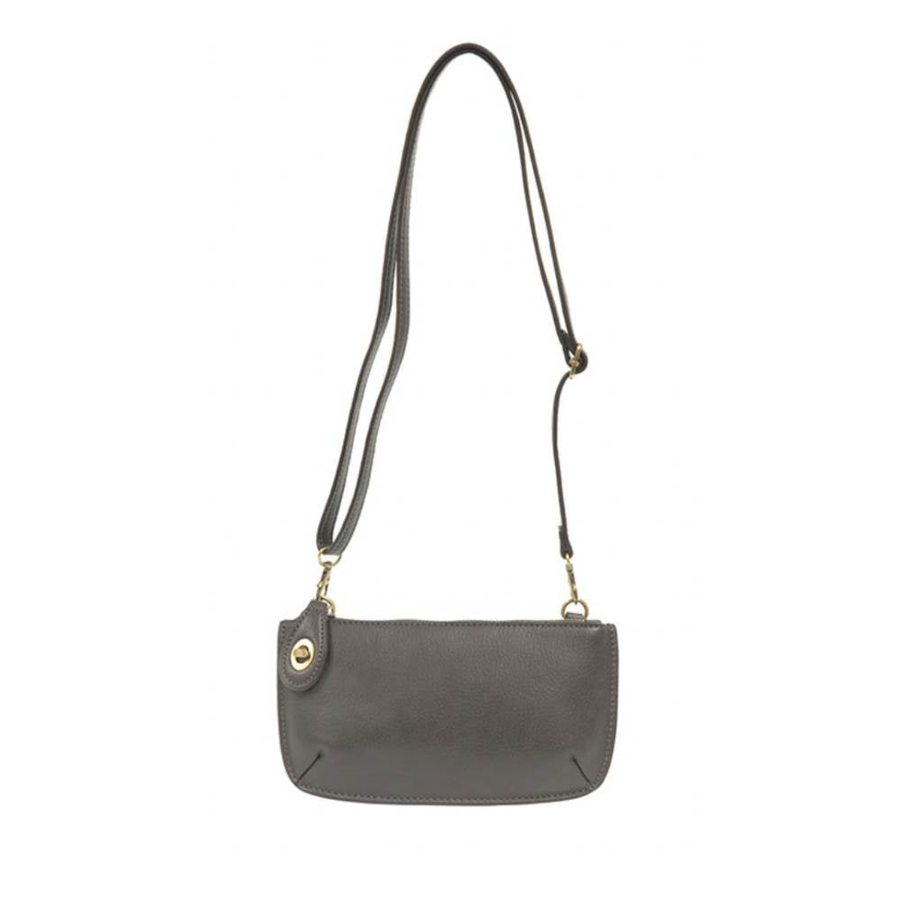 Joy Susan Dark Gray Wristlet Clutch