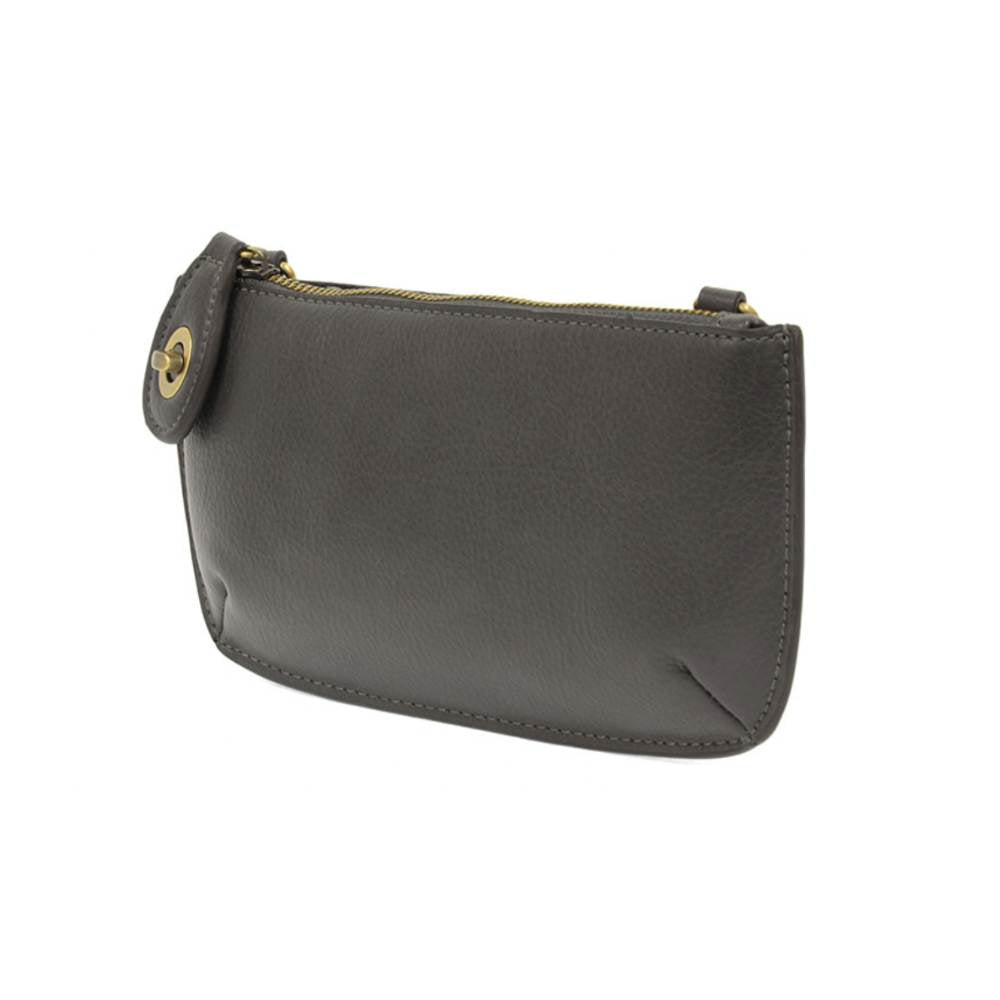 Joy Susan Dark Gray Wristlet Clutch