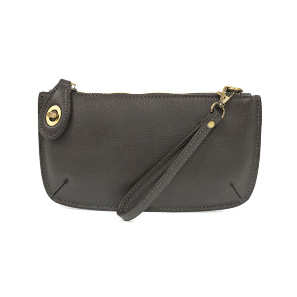 Joy Susan Dark Gray Wristlet Clutch