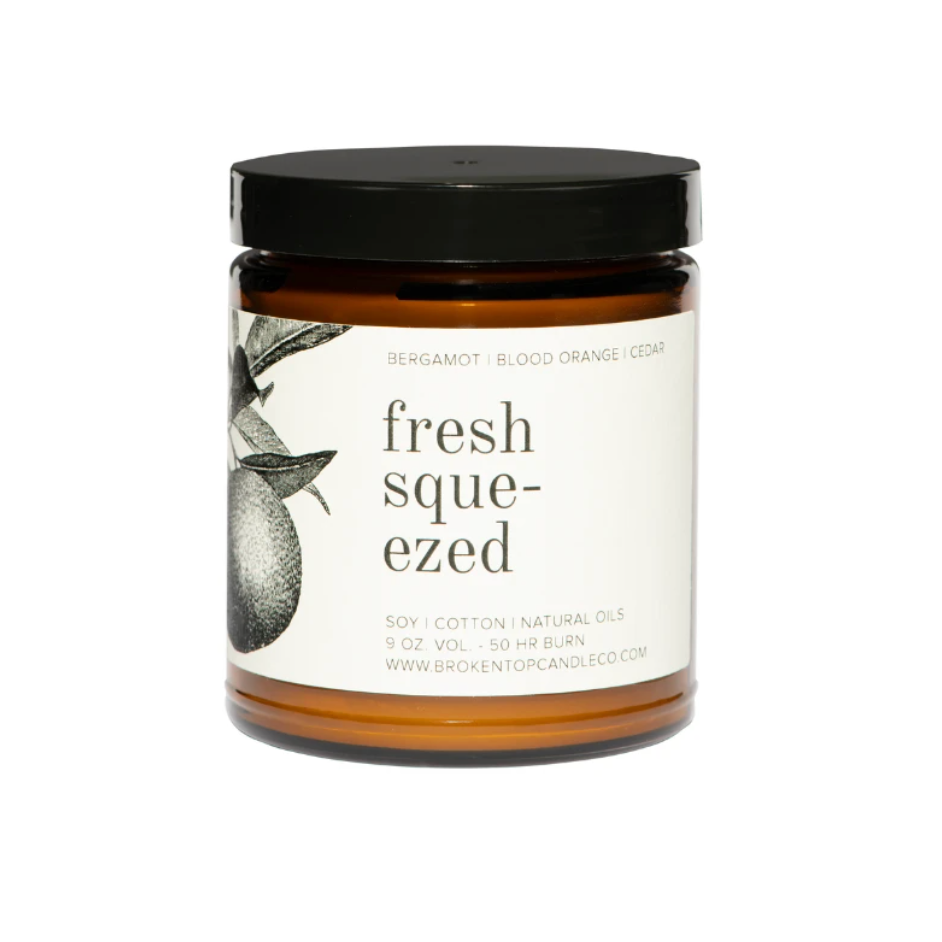 Broken Top Candle Co. Fresh Squeezed 9 oz. Candle - GRACEiousliving.com