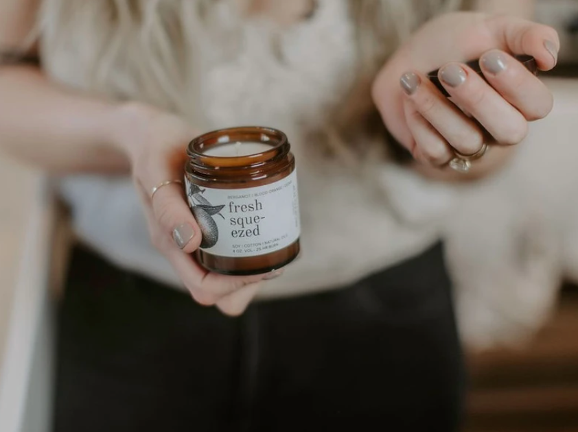 Broken Top Candle Co. Fresh Squeezed 9 oz. Candle - GRACEiousliving.com