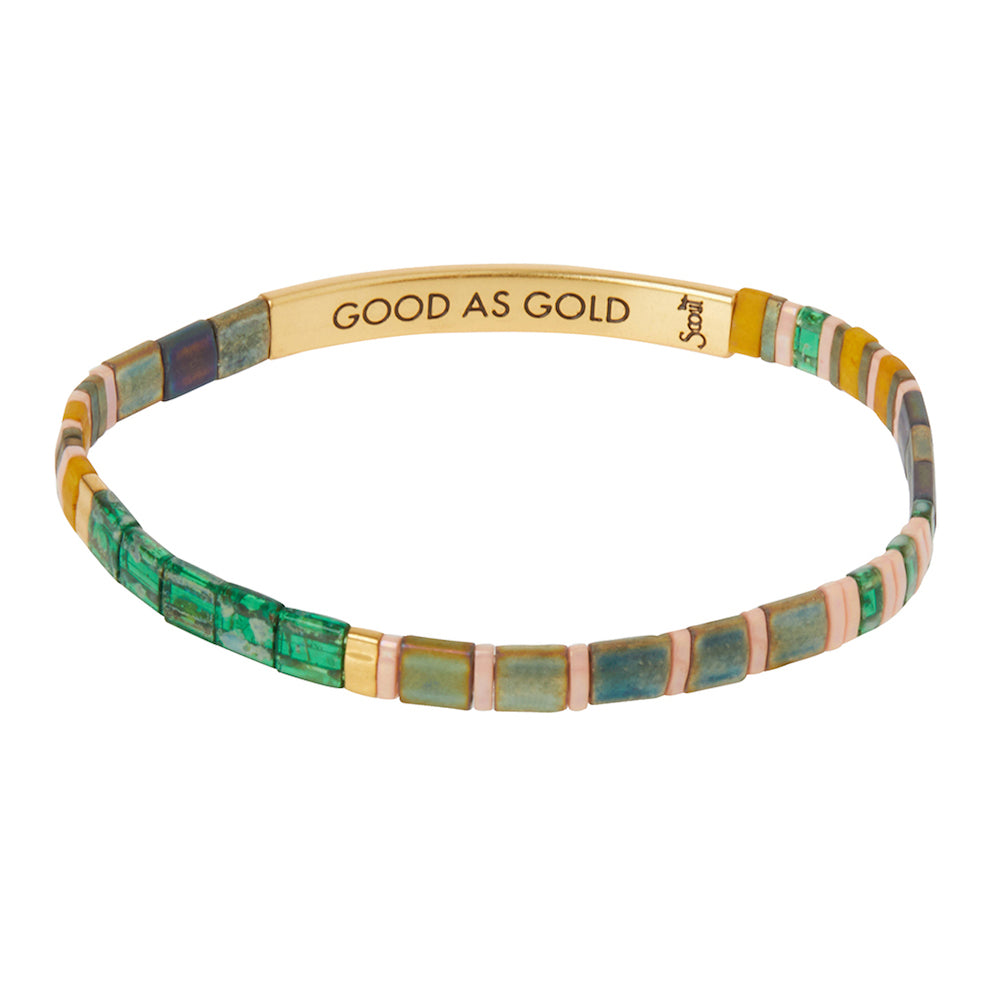 Scout Curated Wears® Good Karma Miyuki Bracelet - Good as Gold - GRACEiousliving.com