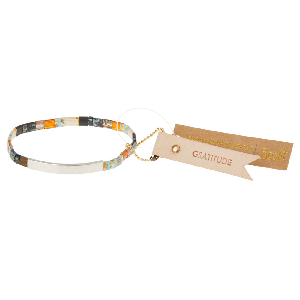 Scout Curated Wears® Good Karma Miyuki Bracelet - Gratitude - GRACEiousliving.com