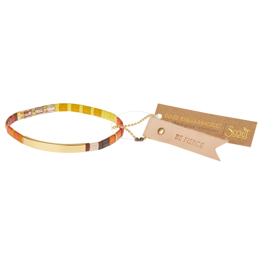 Scout Curated Wears® Good Karma Miyuki Bracelet - Be Fierce - GRACEiousliving.com
