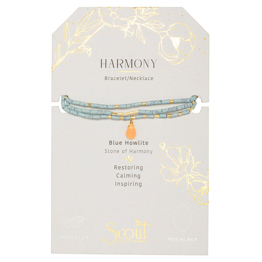 Scout Teardrop Harmony Bracelet or Necklace on card -  GRACEiousliving.com