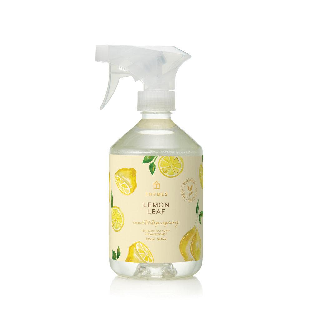 Thymes Lemon Leaf Countertop Spray - GRACEiousliving.com