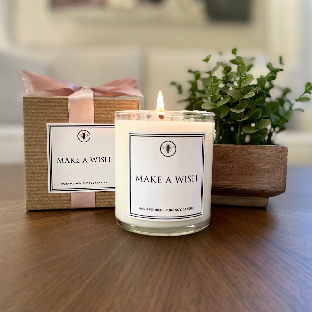 MAKE A WISH 11 oz. Soy Wax Jar Candle - GRACEiousliving.com