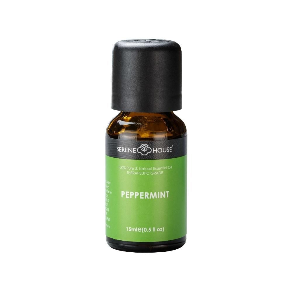 PEPPERMINT 100% Essential Oil 15ML by Serene House - GRACEiousliving.com