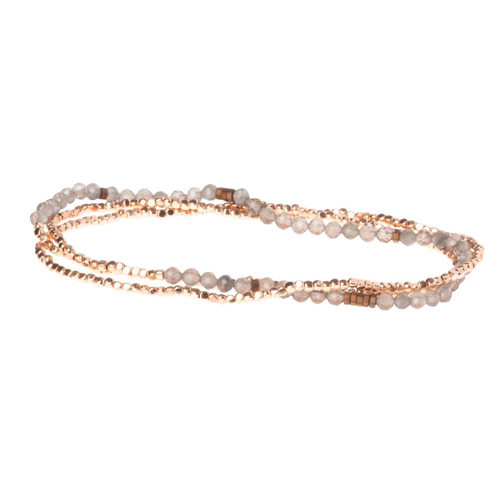 Scout Curated Wears® Delicate Stone Wrap - Smoky Quartz - Stone of Grounding - GRACEiousliving.com