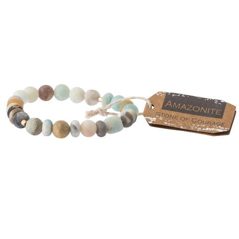 Scout® Amazonite Stone Bracelet - Stone of Courage - GRACEiousliving.com