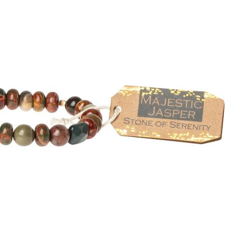 Scout® Majestic Jasper Stone Bracelet - Stone of Serenity - GRACEiousliving.com