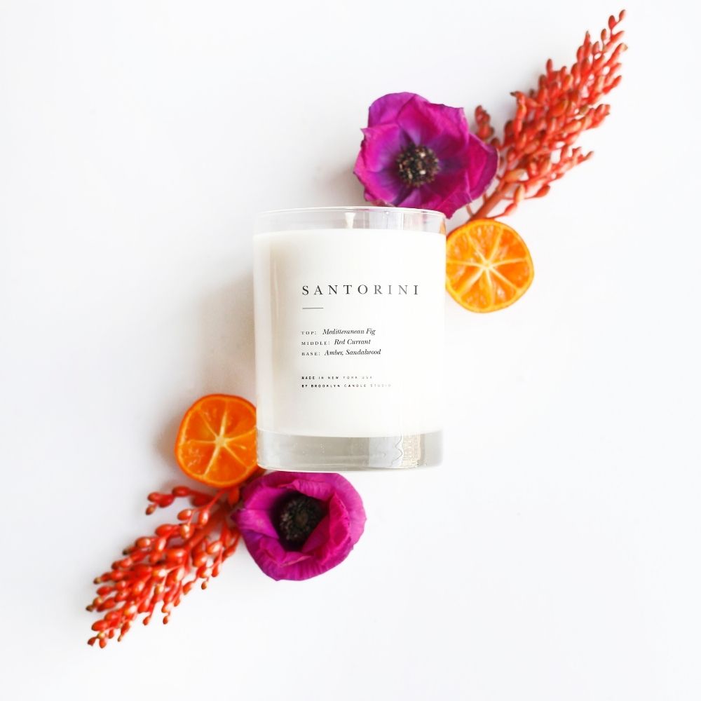 Santorini Escapist Candle by Brooklyn Candle Studio - GRACEiousliving.com
