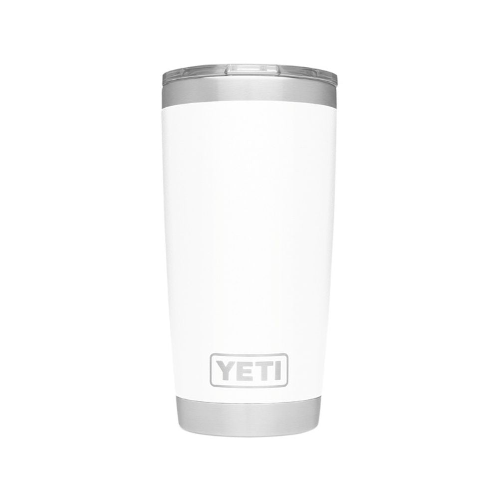 YETI Rambler 20 oz White BPA Free Tumbler with MagSlider Lid