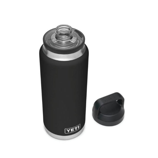 YETI Rambler 36 oz Black BPA Free Bottle with Chug Cap