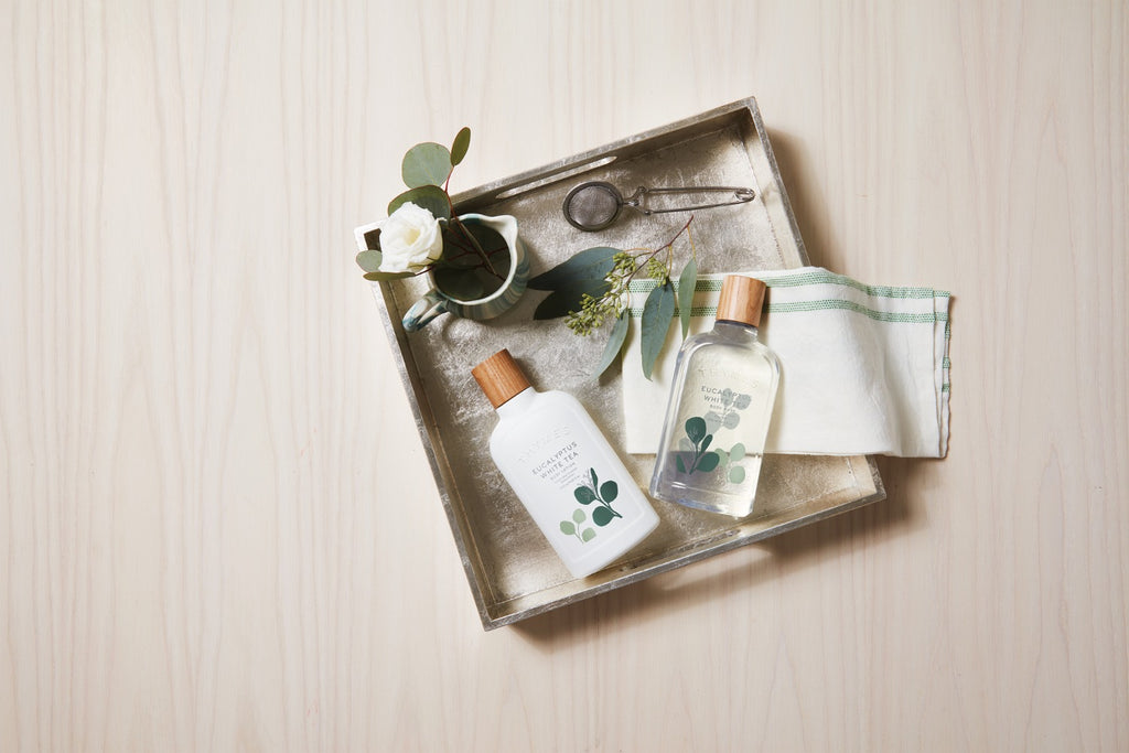 Thymes® Eucalyptus White Tea Body Lotion - GRACEiousliving.com
