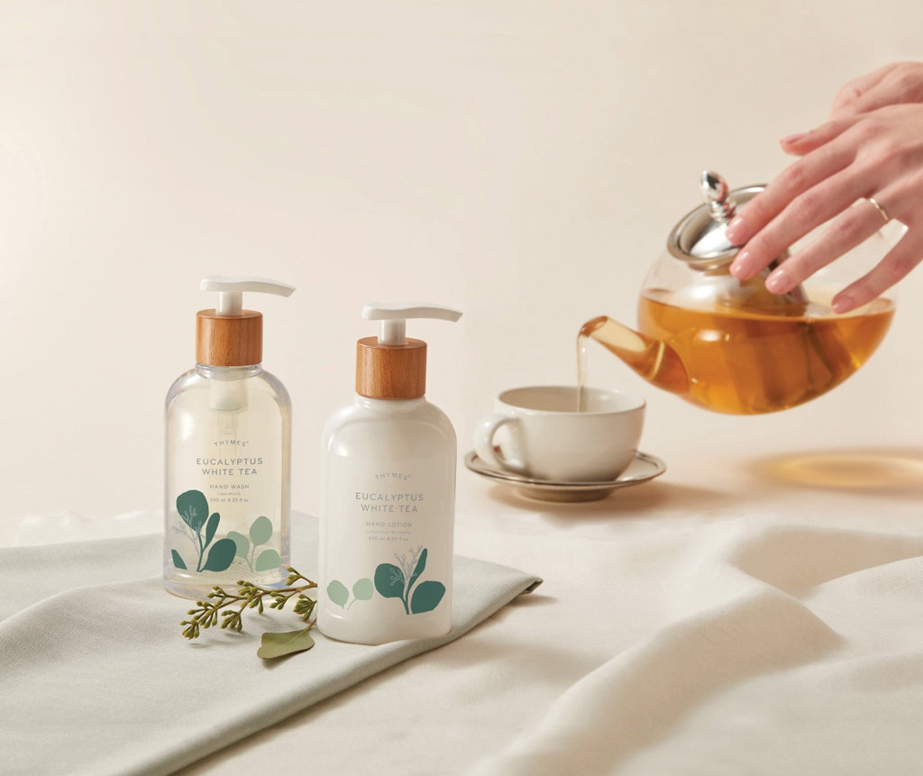 Thymes® Eucalyptus White Tea Hand Wash - GRACEiousliving.com